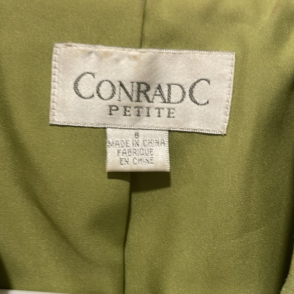 Green  Conrad C Blazer with zipper size 8 petite - Picture 4 of 8